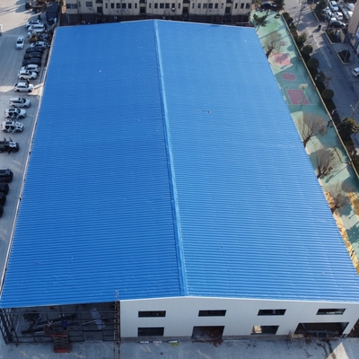 Edificio de talleres prefabricados de acero para talleres de reparación de automóviles