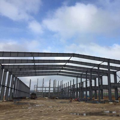 Almacén de estructura de acero resistente para almacenamiento de plantas de cemento