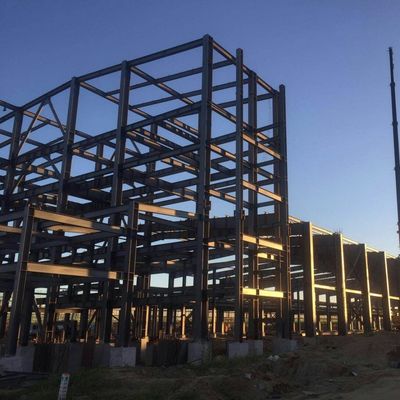 Almacén de estructura de acero resistente para almacenamiento de plantas de cemento