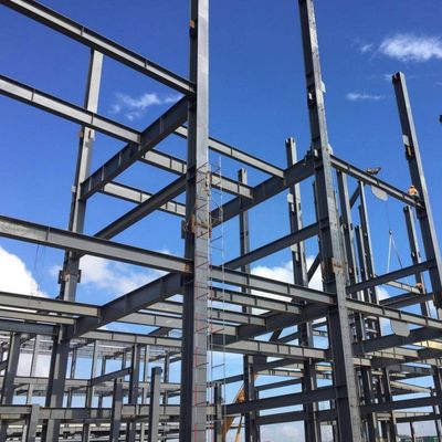 Almacén de estructura de acero resistente para almacenamiento de plantas de cemento