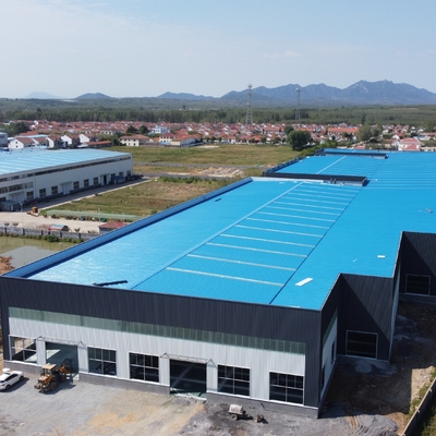 Estructura de almacén prefabricada de acero Q235B Q355B