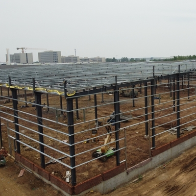 Estructura de acero galvanizado por inmersión en caliente para edificios industriales