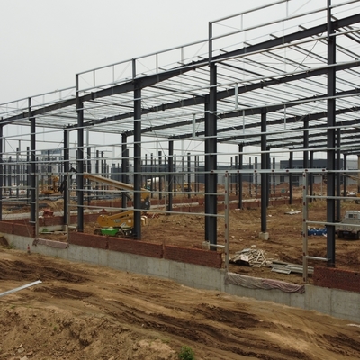 Edificios con estructura de acero prefabricada a medida galvanizados en caliente
