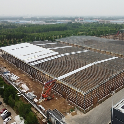 ASTM A36 Almacén de estructura de acero ligero 50 años de vida útil