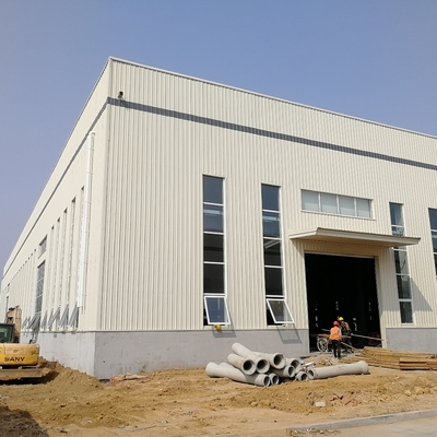 Almacén con estructura de acero ASTM A36, edificio prefabricado con estructura metálica