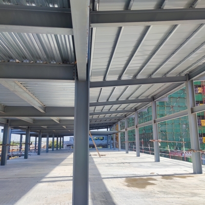 Taller de estructuras prefabricadas de acero con grúa aérea Q235B Q355B