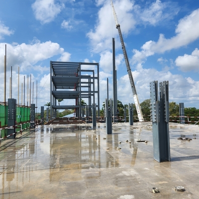 Construcción prefabricada de estructuras de acero
