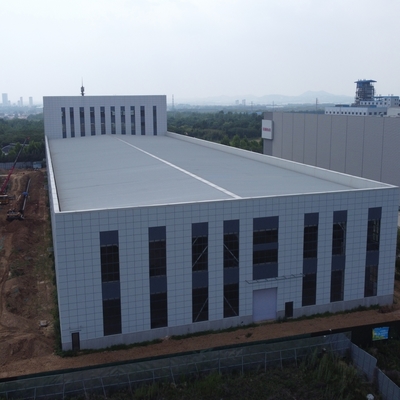 Almacén de estructuras prefabricadas de acero Taller de grandes dimensiones de varios pisos