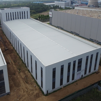 Almacén de estructuras prefabricadas de acero Taller de grandes dimensiones de varios pisos