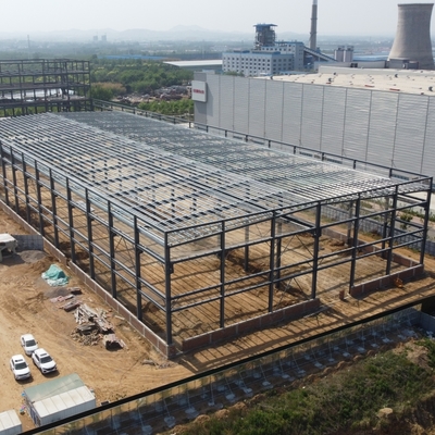 Edificio prefabricado con estructura de acero con certificación CE y vida útil de 50 años