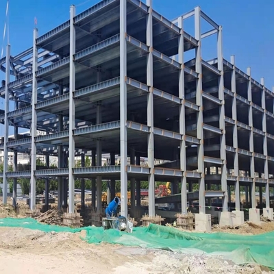 Edificio de oficinas prefabricado con estructura de acero, estructura de varios pisos