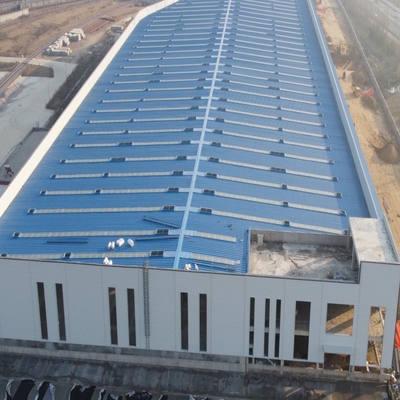 Almacén de estructuras prefabricadas de acero con una vida útil de 50 años