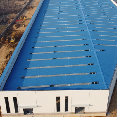 Taller de estructura de acero industrial pesado con capacidad para grúa de 600 toneladas