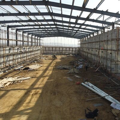 Prefabricados de acero para el cultivo de aves de corral, sin necesidad de herramientas especiales