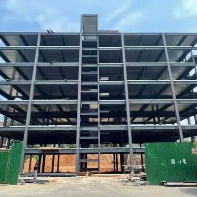 Edificio de hotel de acero prefabricado pintado para proyectos de complejo