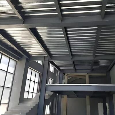 Edificio de hotel de acero prefabricado pintado para proyectos de complejo