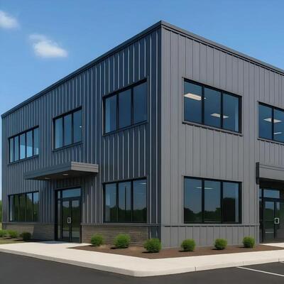 Garantía de calidad Estructura de acero prefabricada Almacén conectado con pernos para uso industrial o de almacenamiento