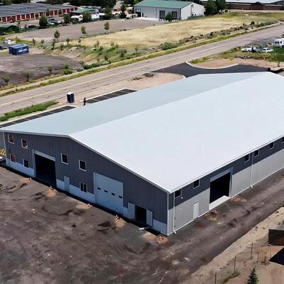Garantía de calidad Estructura de acero prefabricada Almacén conectado con pernos para uso industrial o de almacenamiento