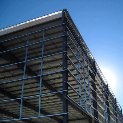 Edificio de oficinas de estructura de acero prefabricado