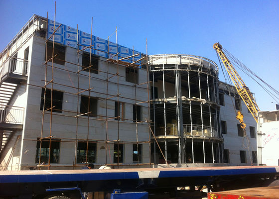 Edificios de estructura de acero de varios pisos para oficinas comerciales