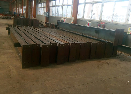 Vigas de acero estructural prefabricadas Q235B Q355B ASTM A36 Viga H