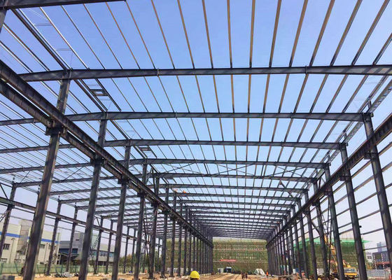 Almacén de estructura de acero Q235B Q355B con 50 años de vida útil