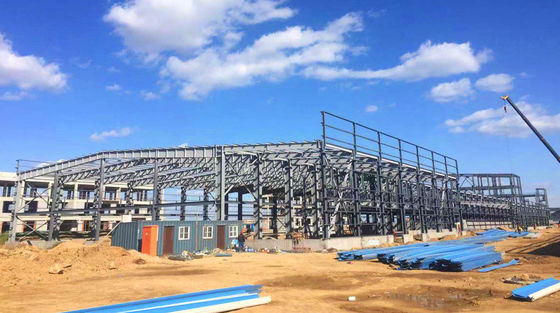 Almacén de estructura de acero Q235B Q355B con 50 años de vida útil