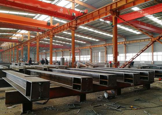 H Forma de la viga de acero Q235B Q355B ASTM A36 Fabricación de acero estructural