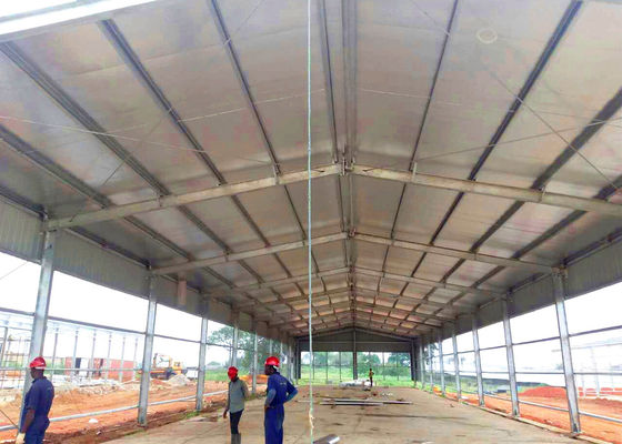 Almacén prefabricado de acero galvanizado ligero Q235B Q355B