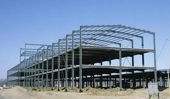 Almacén de estructura de acero de varios pisos Q235B Q355B 50 años