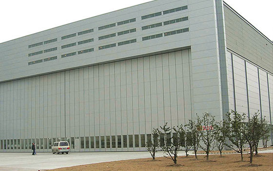 Estructura de acero Hangar de aeronaves con acero Q235B Q355B ASTM A36