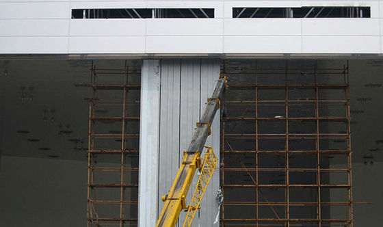 Estructura de acero Hangar de aeronaves con acero Q235B Q355B ASTM A36