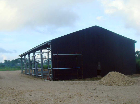 Estructura de acero Almacenes de metal Casas de almacenamiento para maquinaria agrícola