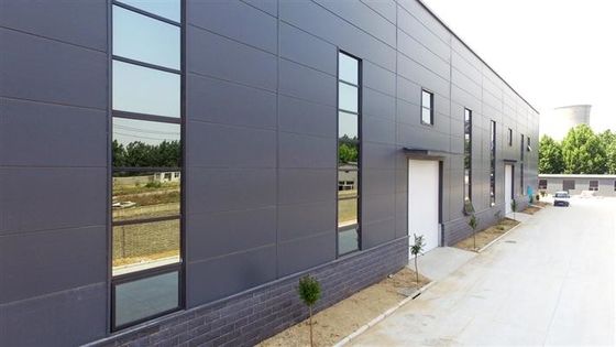 Almacén de acero prefabricado aislado con revestimiento de zinc aluminizado