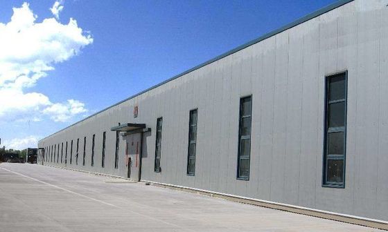 Almacén de acero prefabricado aislado con revestimiento de zinc aluminizado