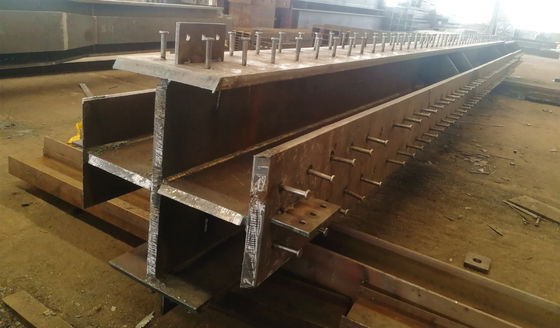 Columna transversal prefabricada de estructura de acero galvanizado en caliente