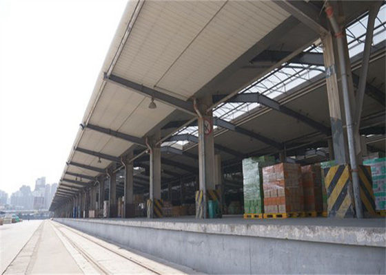 Estructura prefabricada de acero almacén Q235B Q355B 50 años de vida