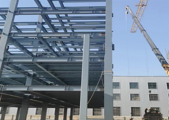 Edificio de acero de varios pisos Fabricación de estructuras prefabricadas de acero