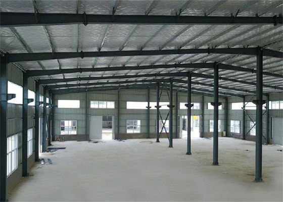 Almacén de estructura de acero prefabricado Q355B para logística